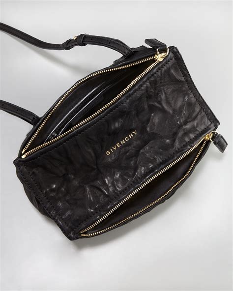 givenchy pandora small black|Givenchy Pandora mini crossbody bag.